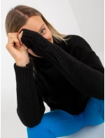 Dámský svetr LC SW model 17650160 černý - FPrice