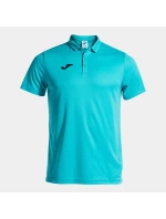 Pánské polo tričko Polo Shirt Hobby S/S model 21279175 Turquoise - Joma