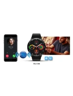 Černý silikonový řemínek model 21805559 - VELTORI