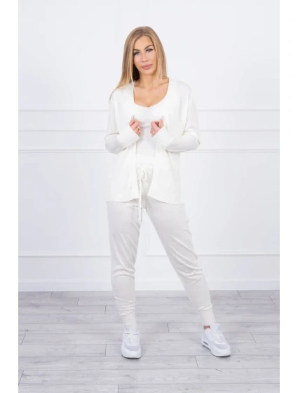 Sada svetrů 3-dílná ecru Sada svetrů 3-dílná ecru