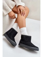 boty na zip s kožešinovou podšívkou Big Star černé model 21675210 - Big Star Shoes boty na zip s kožešinovou podšívkou Big Star černé model 21675210 - Big Star Shoes