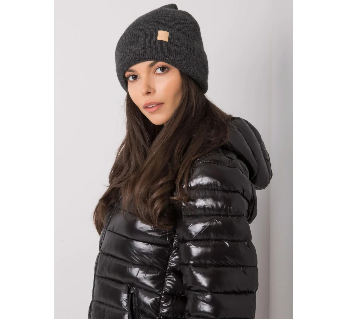 Dámská čepice 13 tmavě šedá