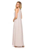Maxi šaty s výstřihem model 18004693 - Moe