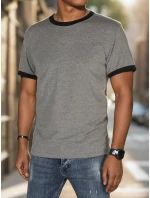 Pánské základní šedé tričko Dstreet model 21988559 - FashionStreet