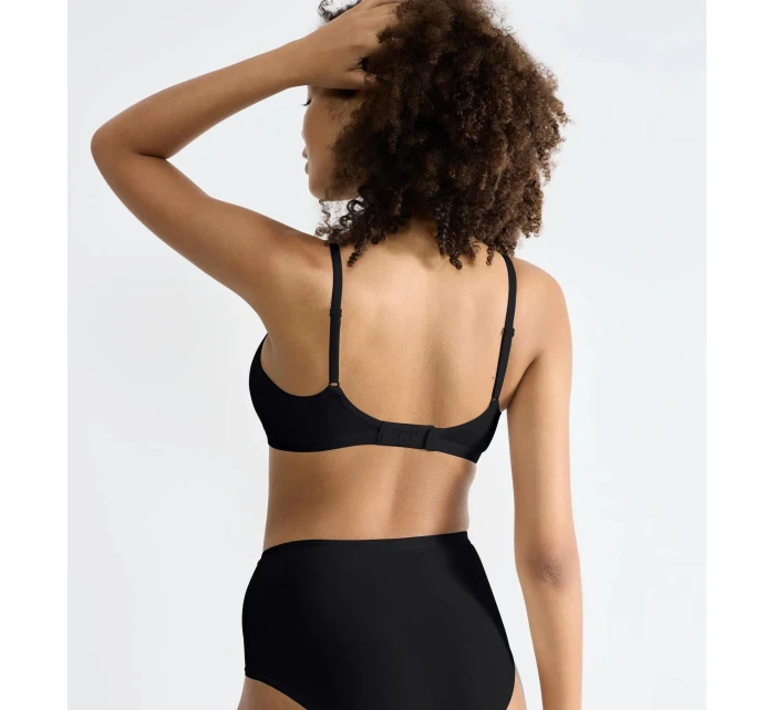 Dámská podprsenka GO Daily Cotton Soft bra - BLACK - černá 0004 - SLOGGI
