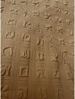 dámský kabát ve velbloudí barvě s páskem model 21248911 - STELLA FASHION