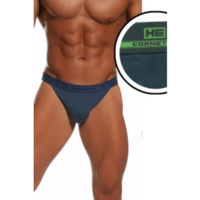 Pánská tanga High emotion graphite - CORNETTE