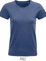 SOL'S Pioneer Women Dámské tričko z bio bavlny 25.3579 denim