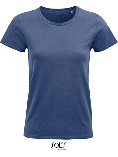 SOL'S Pioneer Women Dámské tričko z bio bavlny 25.3579 denim