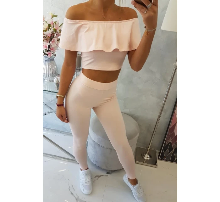 Frill set pudr růžový