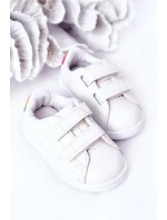 Dětské Tenisky Se Suchým Zipem Bíle-Duhové Cute Girl Dětské Tenisky Se Suchým Zipem Bíle-Duhové Cute Girl