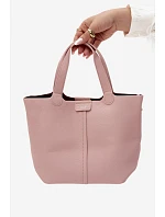 Růžová taška z imitace kůže model 22220923 - Flora&Co Růžová taška z imitace kůže model 22220923 - Flora&Co