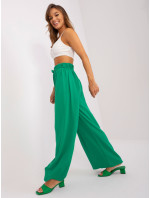 Zelené letní kalhoty z materiálu OCH BELLA