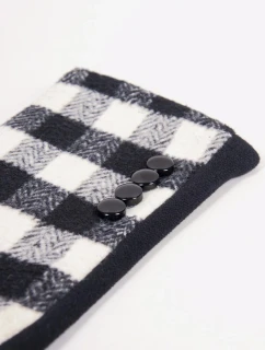 Dámské rukavice model 20743008 Černá s bílou - Yoclub