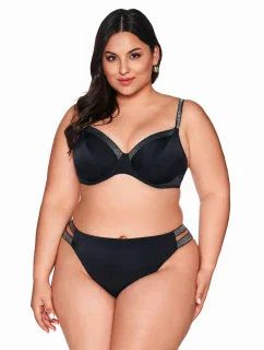 Dámské plavkové kalhotky brazilky SF model 20861412 BLACK - AVA SWIMWEAR