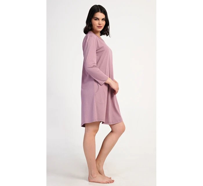 Dámské domácí šaty s tříčtvrtečním rukávem Emily