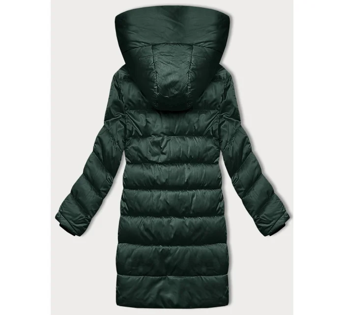 Zimowa kurtka damska ciemny zielony model 21248151 - S'WEST