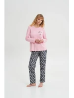 Pyžamo s dlouhými rukávy model 18936799 - Vamp