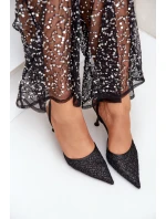 Lodičky S Ozdobené Černé model 21681088 - Boto Lodičky S Ozdobené Černé model 21681088 - Boto