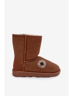 Zdobené Zimní Boty Dámské Camel model 21937551 - Boto
