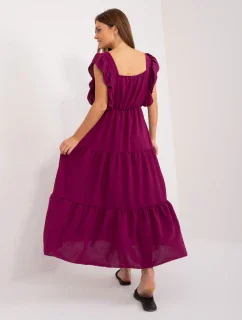 Sukienka DHJ SK model 19905108 ciemny fioletowy - FPrice