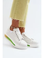 Dámské kožené tenisky GOE Bílé Dámské kožené tenisky GOE Bílé