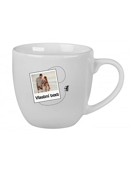 Personalizovaný keramický hrníček 400 ml s fotkou a cestovatelským motivem