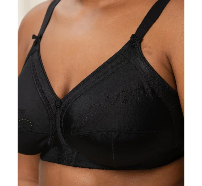 Dámská podprsenka Doreen + Cotton 01 N - BLACK černá - Triumph Dámská podprsenka Doreen + Cotton 01 N - BLACK černá - Triumph
