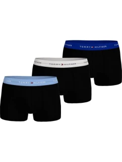 Pánské boxerky Tommy Hilfiger 3-Pack černé bavlněné pohodlné