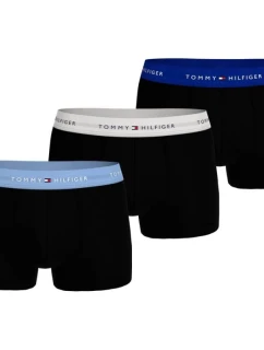 Pánské boxerky Tommy Hilfiger 3-Pack černé bavlněné pohodlné