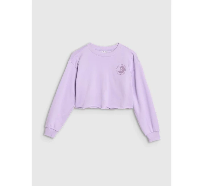 Dívčí mikina s kapucí bez svetru 4F 4FJWSS25TSWSF1504-52S Dívčí mikina s kapucí bez svetru 4F 4FJWSS25TSWSF1504-52S