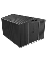 KOVOVÝ ZAHRADNÍ DOMEK NA NÁŘADÍ 312X257X202CM