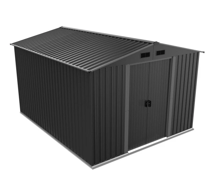 KOVOVÝ ZAHRADNÍ DOMEK NA NÁŘADÍ 312X257X202CM