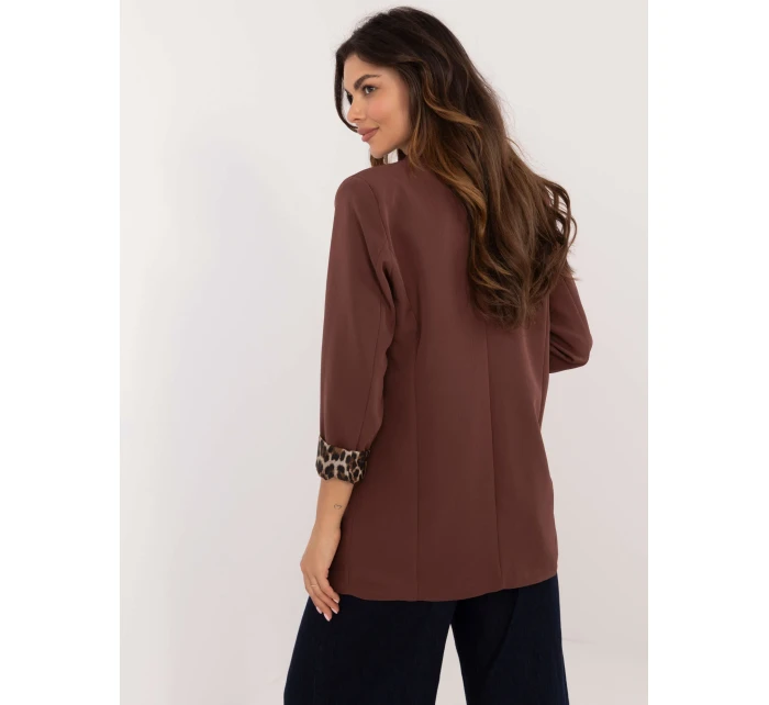 Marynarka DHJ MA brązowy model 20514004 - FPrice Marynarka DHJ MA brązowy model 20514004 - FPrice