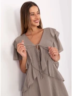 Sukienka MI SK model 21217549 ciemny bezowy - FPrice