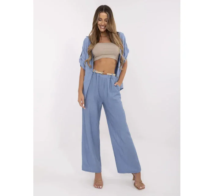 Spodnie MI SP model 21151254 niebieski - FPrice Spodnie MI SP model 21151254 niebieski - FPrice