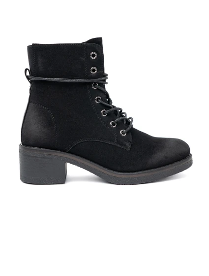 Originální černé  kotníčkové boty dámské Obcas