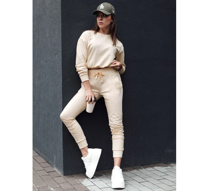 Dámská klasická krémová mikina CASUALVIBE FashionStreet BY1297