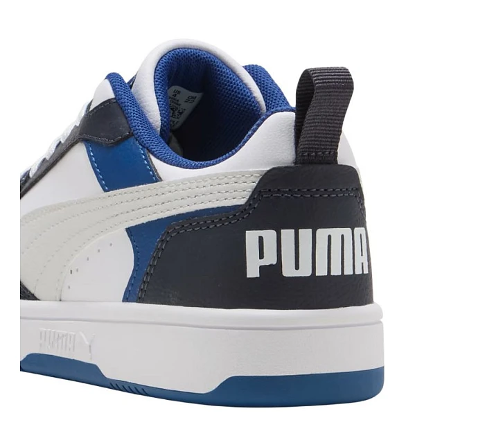 Dětské boty Rebound Lo Mid white and blue 28 model 21396408 - Puma