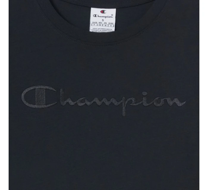 Dámské tričko Champion SS Tee černé 118382 KK001 Dámské tričko Champion SS Tee černé 118382 KK001
