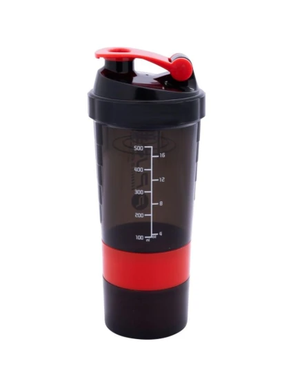 FITNESS ŠEJKR 500ML ŠEDÝ ČERVENÝ ČISTÝ 2 ZLEPŠENÍ FITNESS ŠEJKR 500ML ŠEDÝ ČERVENÝ ČISTÝ 2 ZLEPŠENÍ
