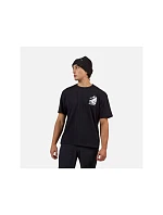 Pánské tričko ROSSIGNOL Waterfall Relax Tee, černé Pánské tričko ROSSIGNOL Waterfall Relax Tee, černé