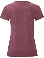LadyFit Iconic 150 T Dámské tričko model 22429462 heather burgundy - Fruit of the Loom LadyFit Iconic 150 T Dámské tričko model 22429462 heather burgundy - Fruit of the Loom