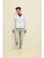 Fruit of the Loom Classic Hooded Sweat Jacket Mikina s kapucí 16.2062 heather grey Fruit of the Loom Classic Hooded Sweat Jacket Mikina s kapucí 16.2062 heather grey