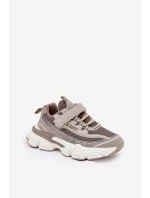 Tenisky Sportovní Boty Dětské Na Suchý Zip Khaki Ronivelle Tenisky Sportovní Boty Dětské Na Suchý Zip Khaki Ronivelle