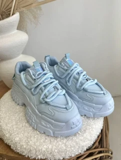 Dámské tenisky na masivní podrážce modré Nevela