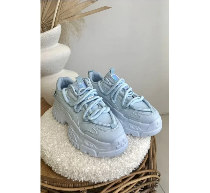 Dámské tenisky na masivní podrážce modré Nevela Dámské tenisky na masivní podrážce modré Nevela