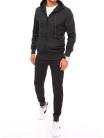 Pánské tmavě šedé tepláky Dstreet AX0536