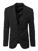 Pánské jednořadové sako černé Dstreet MX0635