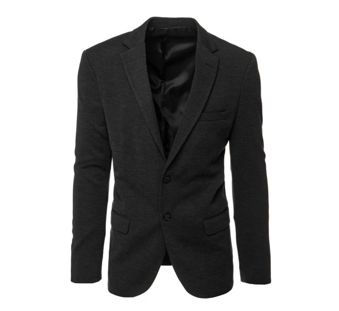 Pánské jednořadové sako černé Dstreet MX0635